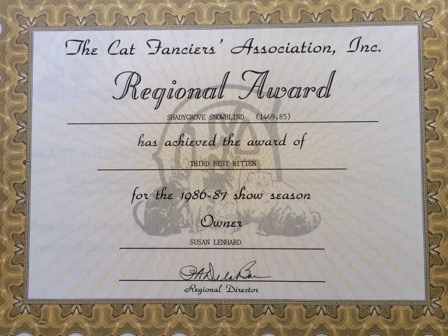 Snowblind regional award photo